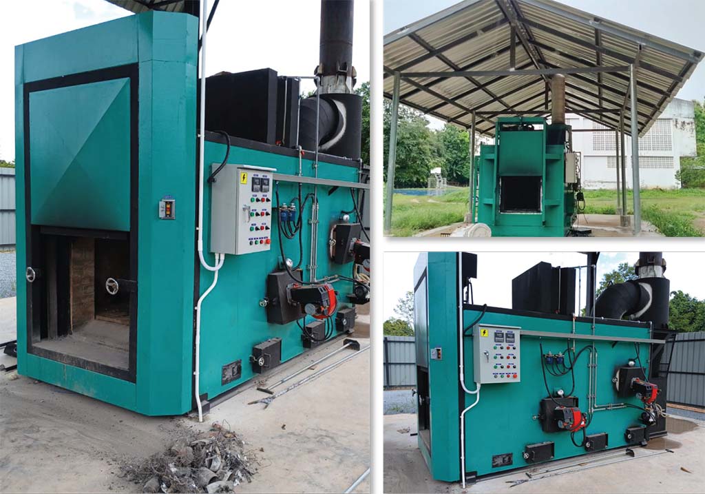 smokeless incinerator